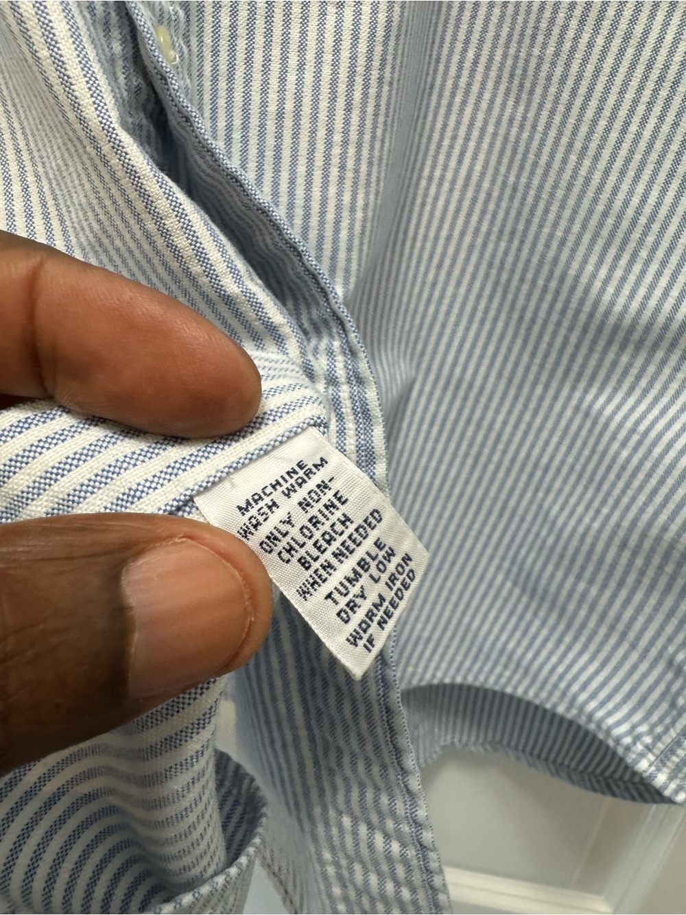 Polo Ralph Lauren Classic Fit Cotton Oxford Long Sleeve Button Down - Picture 7 of 8